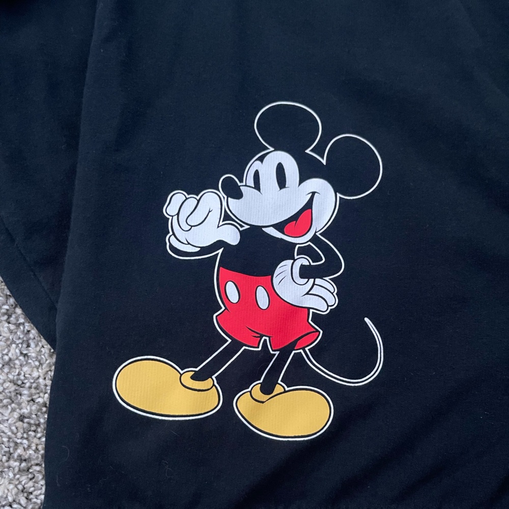 Men’s Disneyland Resort Disney Mickey Mouse Black Crewneck Sweatshirt Size S - Picture 9 of 10